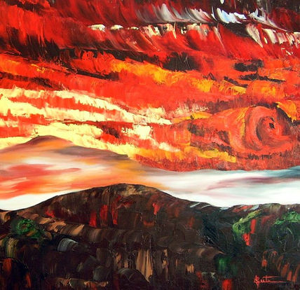 Montaña roja