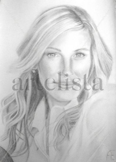 Julia Roberts Charcoal