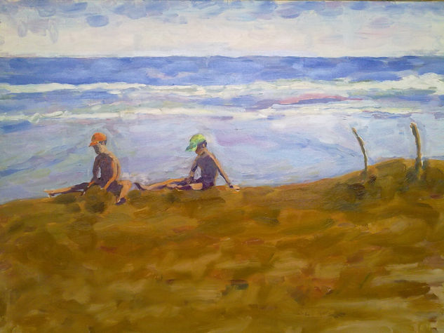 Marcos y alvaro en Punta del Moral 