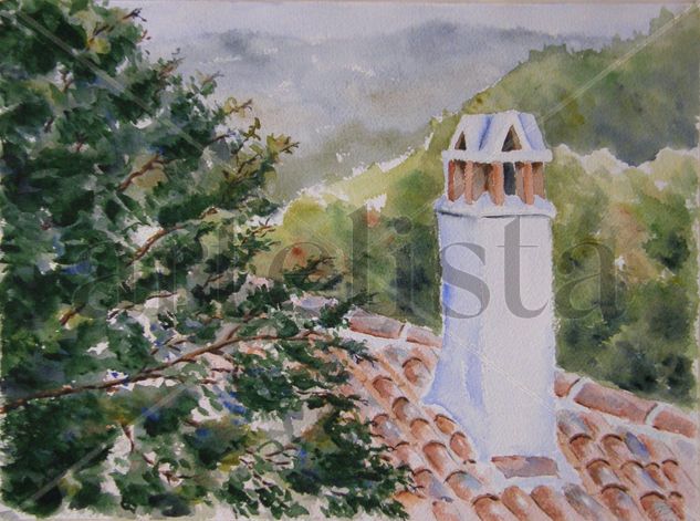 CHIMENEA Watercolour Paper Landscaping