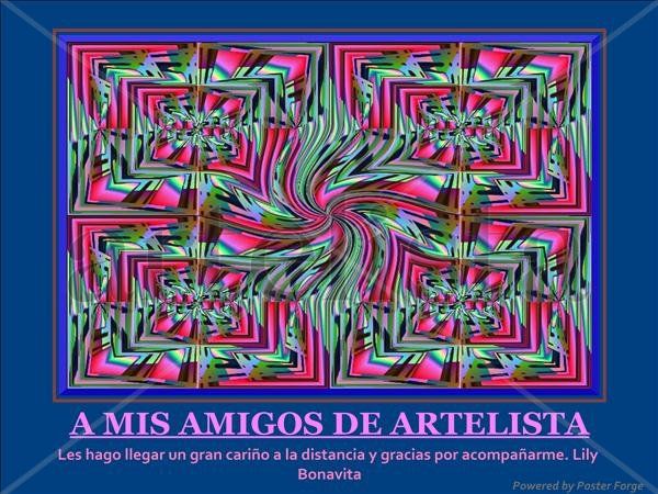 A mis amigos de Artelista
