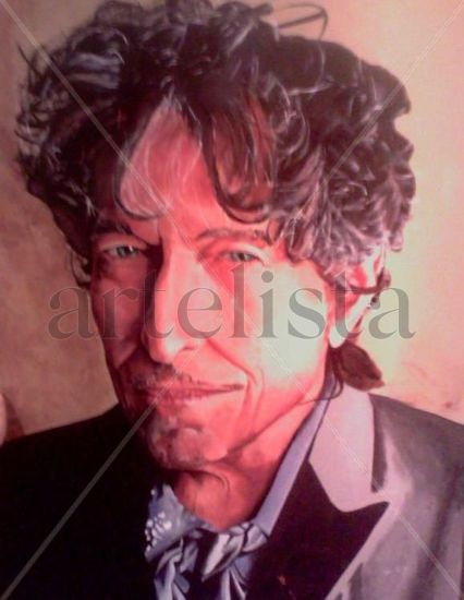 BOB DYLAN Acrílico Otros Retrato