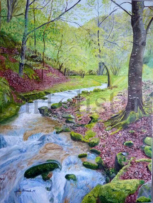 le ruisseau - el arroyo  cerca de Logroño
