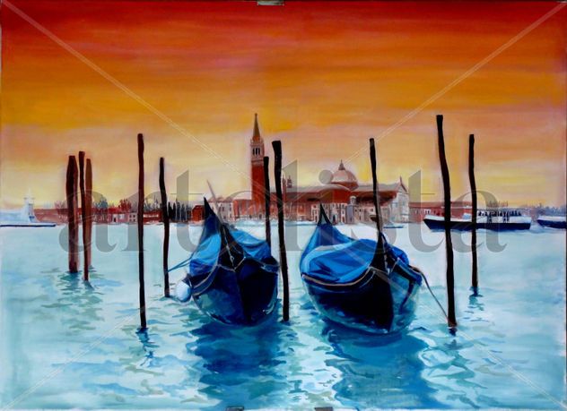 Góndolas en Venecia.
