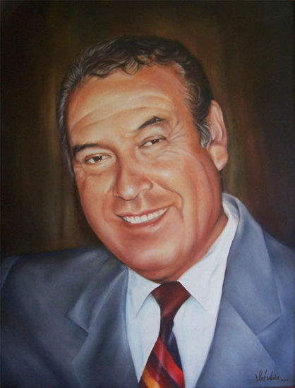 Retrato Pedro Rojas Oil Canvas Portrait