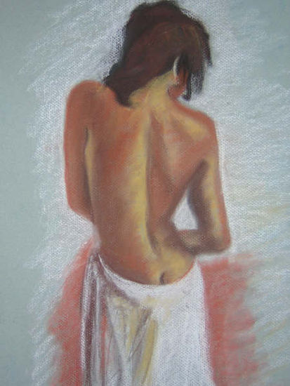 espalda Pastel Papel Desnudos