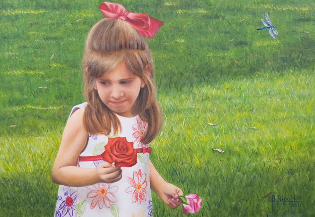 Cristina Oil Canvas Portrait