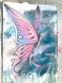 Mariposa sobre...