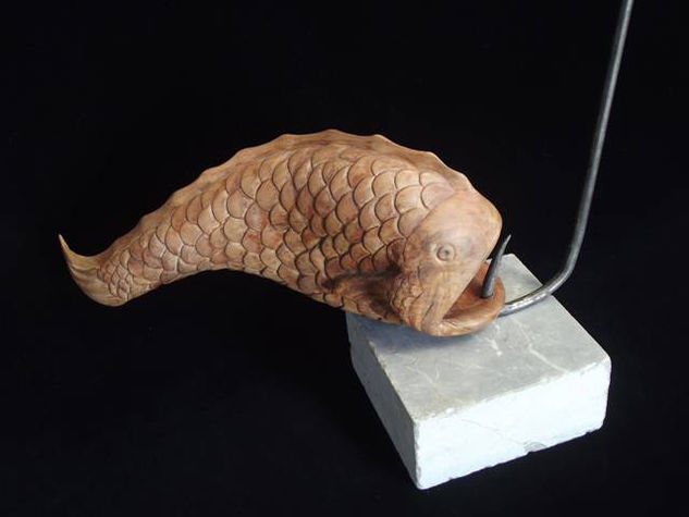 La pesca Wood Figurative