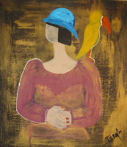 Mujer con sombrero 1