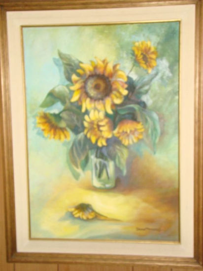 GIRASOLES Oil Canvas Landscaping