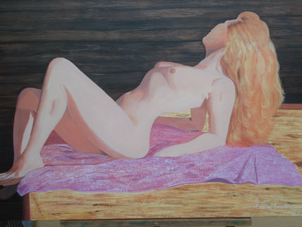 Mujer desnuda...