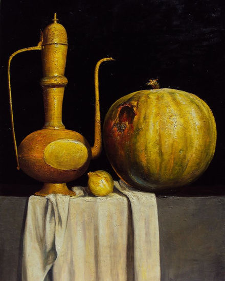 Bodegón en la penumbra Oil Canvas Still Life Paintings