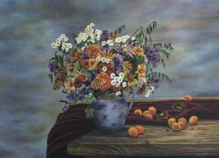 sin titulo Oil Canvas Floral Painting