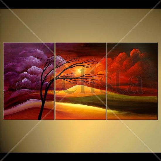 Atardecer Oil Canvas Landscaping