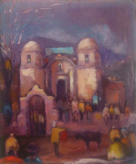 Casabindo Jujuy Oil Canvas Landscaping