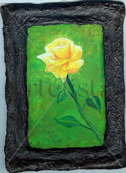 Rose Oil Panel Floral Painting