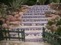 Escalera de jardín