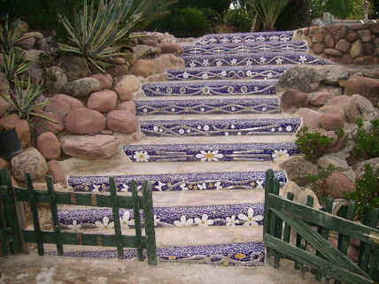 Escalera de jardín