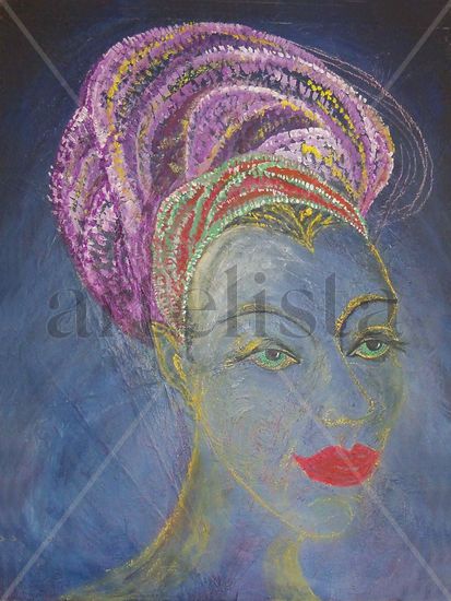 PRINCESS KONDIRA Oil Canvas Portrait