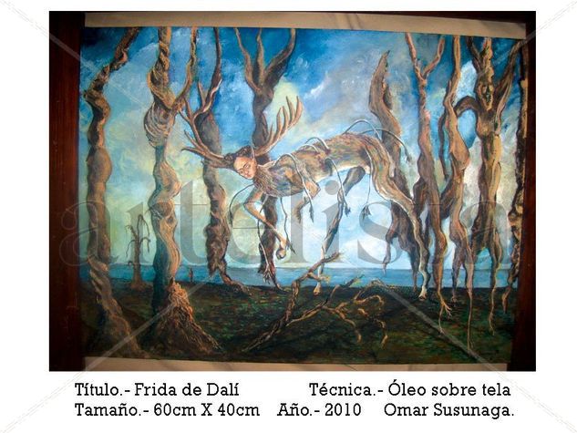 Frida Dalí Oil Canvas Landscaping