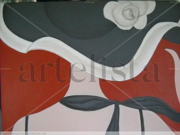 mujer II Acrylic Canvas Figure Painting