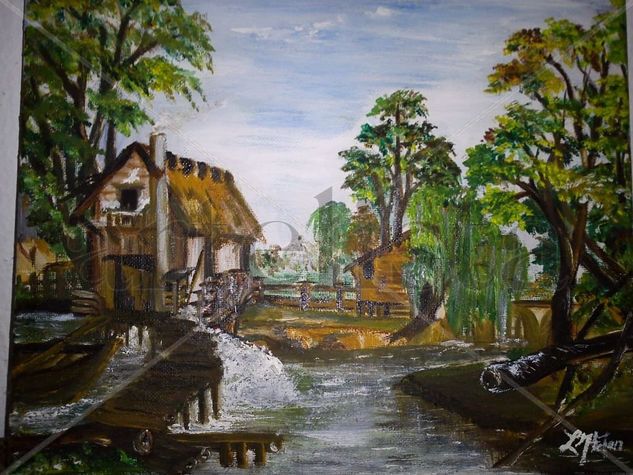 MOLINO III Oil Canvas Landscaping