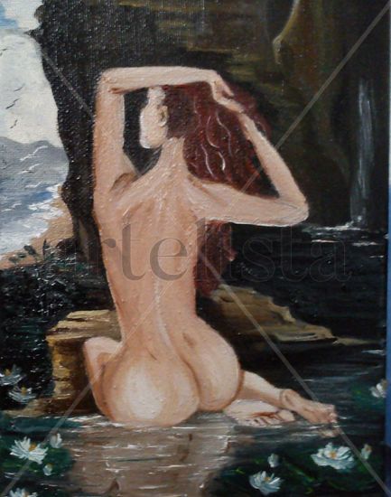 ESPERANDO I Oil Canvas Nude Paintings