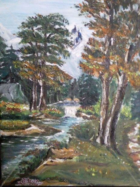 Paisaje en los...