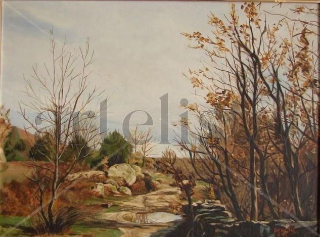 Paisaje campestre Oil Panel Landscaping