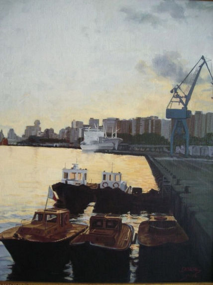 Atardecer en el muelle