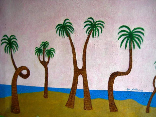 Playa Oil Canvas Landscaping