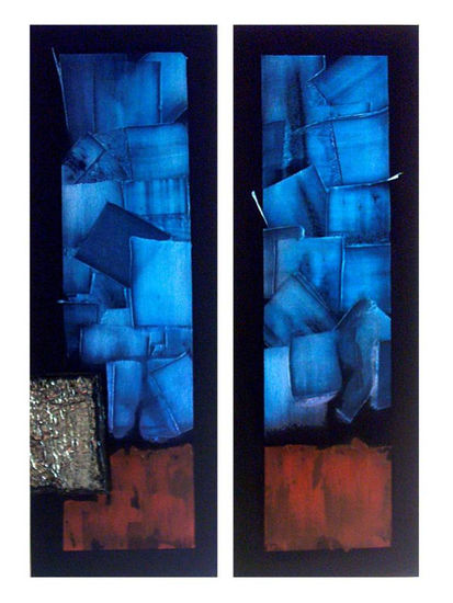 Ventana 01 Mixed media Textile Others