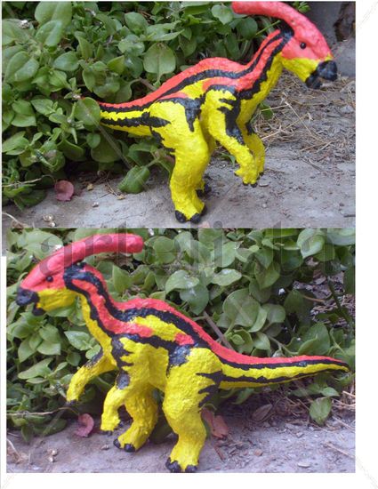 Parasaurolophus Mixed Figurative