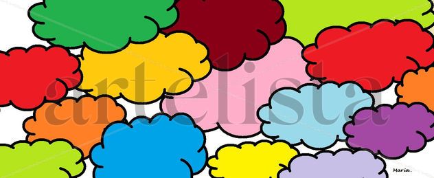 Nubes de colores..
