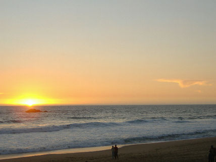 Un atardecer dibuja...