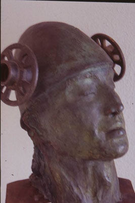 el guerrero soñador Bronze Figurative