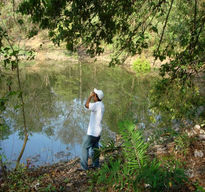 Lago parque megua