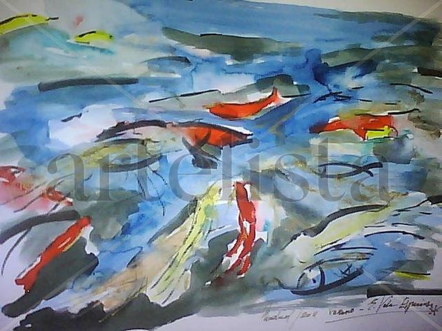 Peces en movimiento