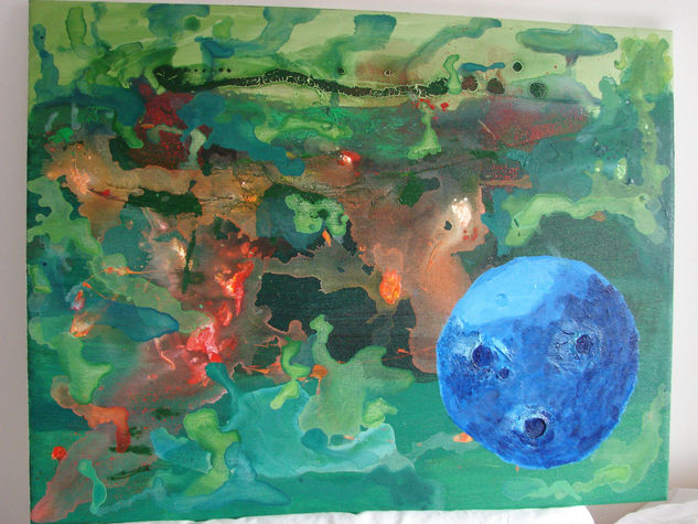 El Principito Visita al Zorro Oil Canvas Landscaping