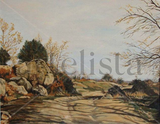 Paisaje campestre (2) Oil Panel Landscaping