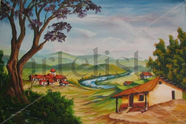 El Valle Oil Canvas Landscaping