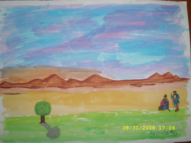 Desierto Oil Canvas Landscaping