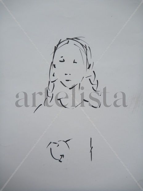 Girl and Apple