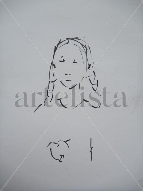 Girl and Apple