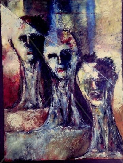 TRES Y UN SOLO YO VERDADERO Oil Canvas Others