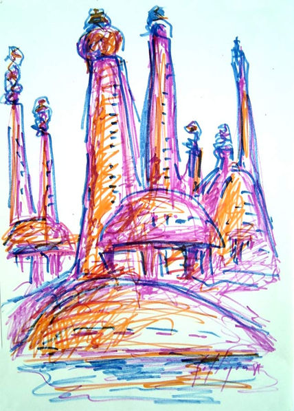 Torres de un templo