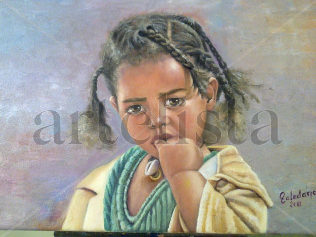 niña Oil Canvas Landscaping