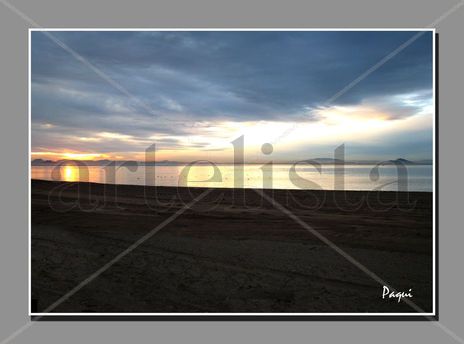 Atardecer marino