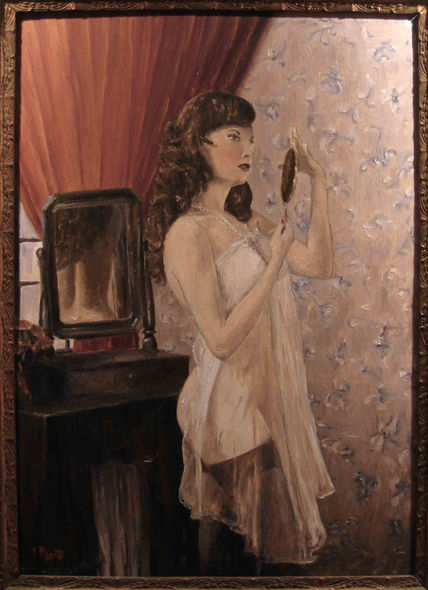 "Donna allo specchio"